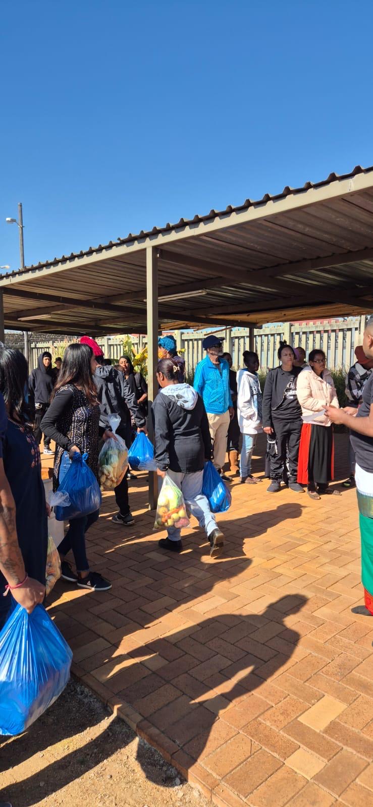 Supporting the Food Bank Project in South Africa